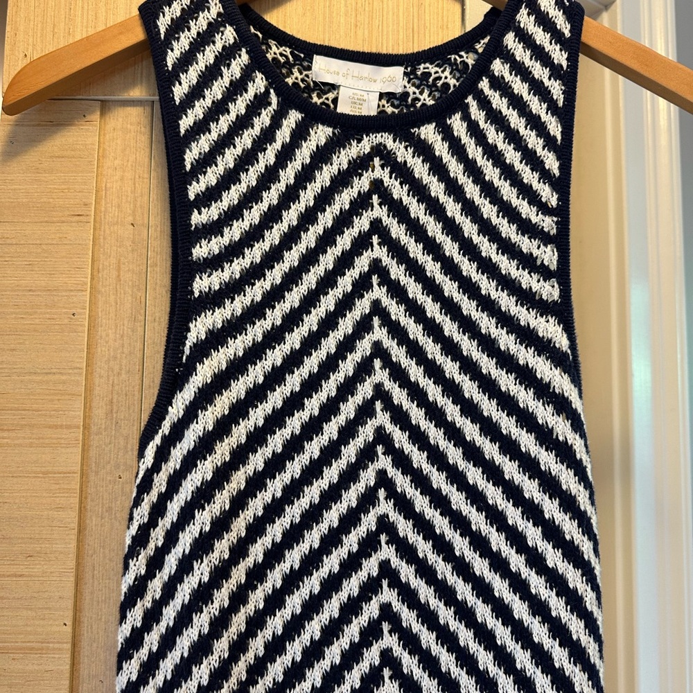 House of Harlow 1960 Black and White Maxi Dress